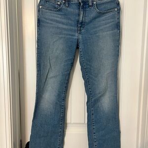 Madewell Women's Boot Cut Jeans in Light Blue